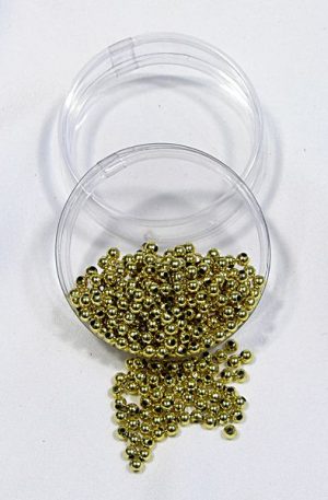 03-050 arany műanyag gyöngy 4mm