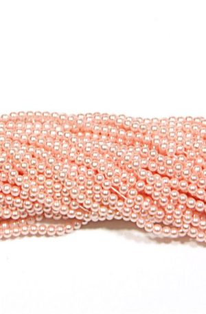 03-130 rózsaszín tekla gyöngy 4mm