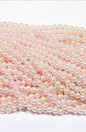 03-132 rózsaszín tekla gyöngy 6mm