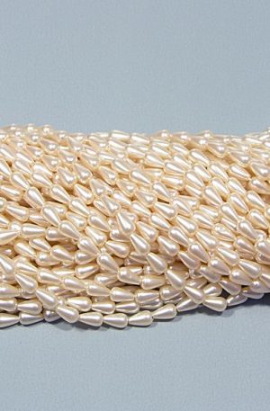 03-205 világos barack tekla csepp gyöngy 5x11mm