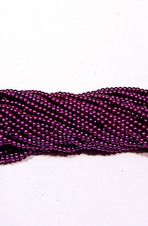 03-225 Püspöklila tekla gyöngy 4mm