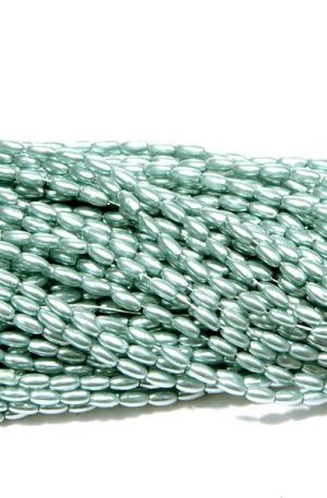 03-235 világoskék tekla gyöngy 3x6mm