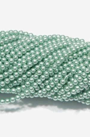 03-241 világos zöldes tekla gyöngy 3mm