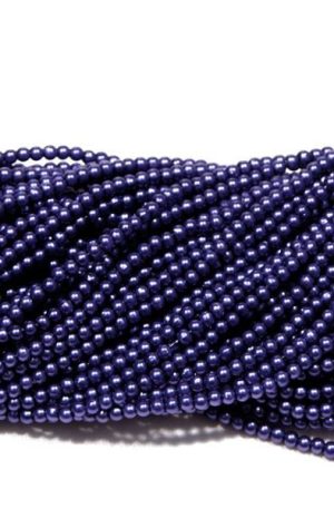 03-259 sötétkék tekla gyöngy 3mm