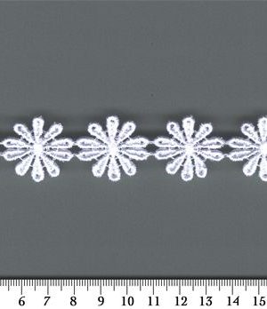 06-722 Fehér légcsipke szegő 2,5cm