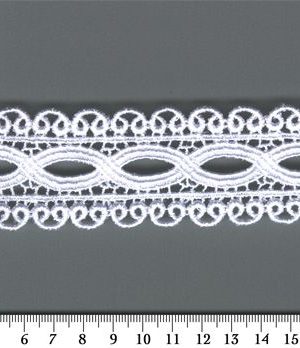 06-727 fehér légcsipke szegő 3,5cm (Csipke fehér 9140)