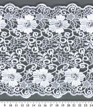 06-742 fehér légcsipke szegő 16cm (Csipke fehér 13886)