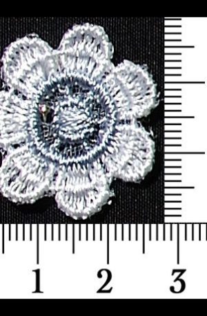 06-778  Virág - fehér/kék