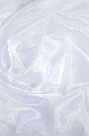 15-020 Fehér fényes organza 150cm