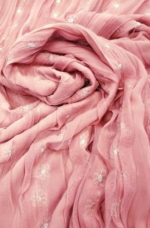 15-21 Aplikált mályva muszlin150cm