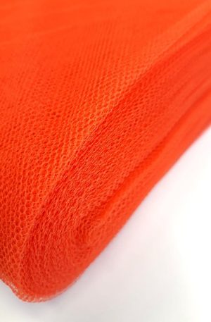 15-211 Hibiszkusz dekor tüll 130 cm