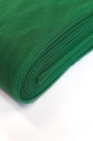 15-318 Sötét zöld dekor tüll 130cm