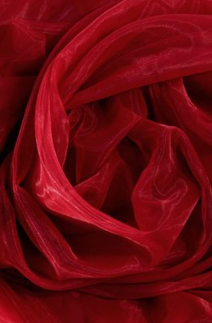 15-367 Meggy piros opál organza 150cm