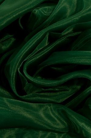 15-368 Sötét zöld opál organza 150cm