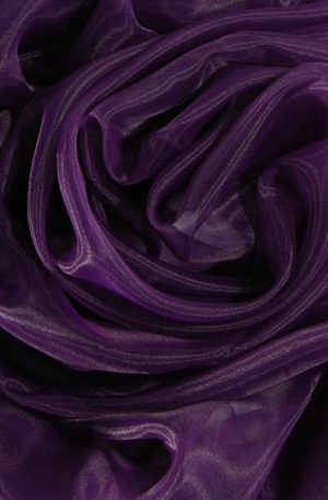 15-370 Sötét lila opál organza 150cm