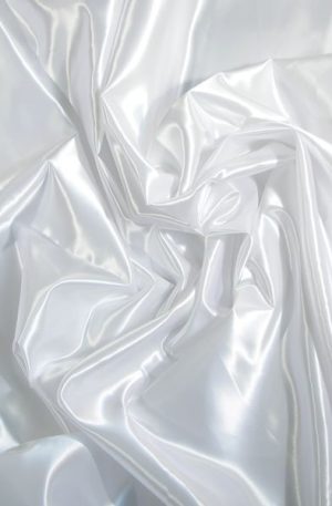 15-377 Fehér fényes vastag szatén