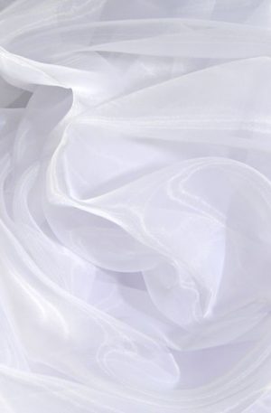 15-384 Fehér opál organza 150cm