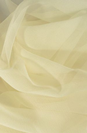 15-429 Sötét krém krepp organza 140cm