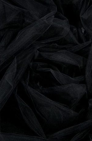 15-559 Fekete opál organza 150cm