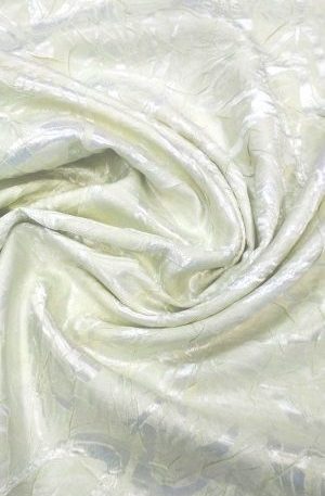 15-6 Halvány zöld kétoldalú texturált szatén