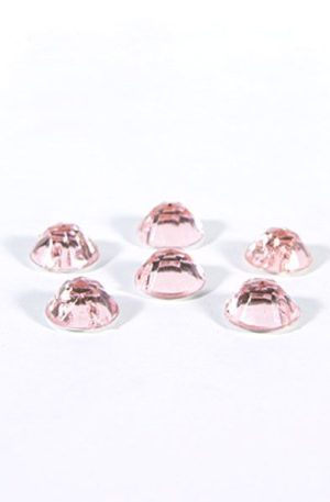 18-021 Kerek barack varrható akril kő 8 mm