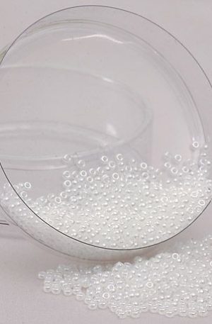 19-014 üveg gyöngy fehér 2mm