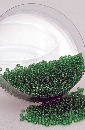 19-042 kása gyöngy zöld 2mm