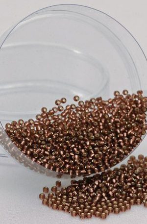 19-043  kása gyöngy barna 2mm