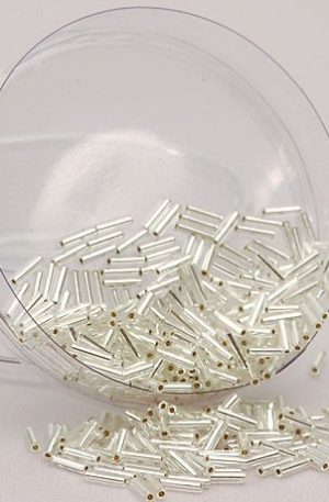 19-046 Ezüst csögyöngy 6mm