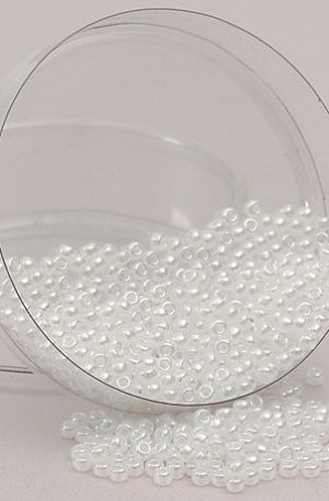 19-055 fehér üveggyöngy 3mm