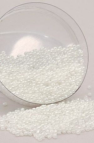 19-073 Fehér üveggyöngy