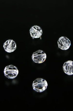 19-084 Átlátszó kristály varrható 6 mm