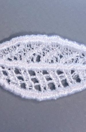 06-678  Levél -fehér