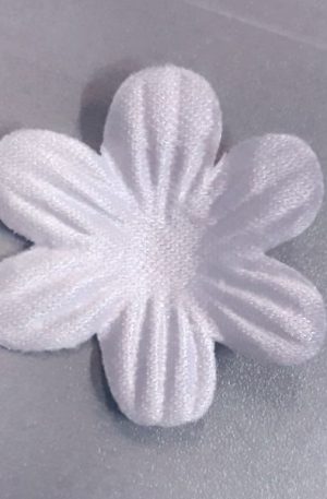 30-249 Szatén Virág - fehér