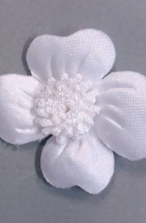 30-263 Szatén Virág - Fehér