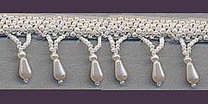 23-094 Fűzött gyöngy - fehér