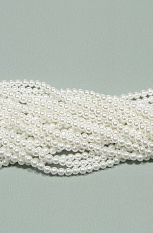 24-002 Fehér japán gyöngy 4mm