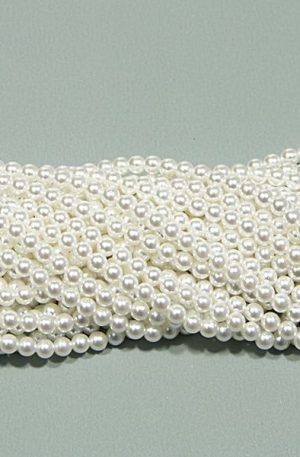 24-003 Fehér japán gyöngy 5mm