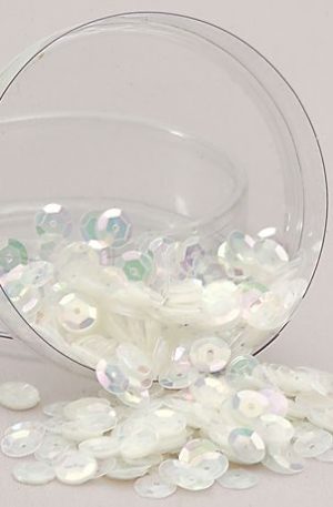 26-003 színjátszó, átlátszó flitter 6mm 500 gr