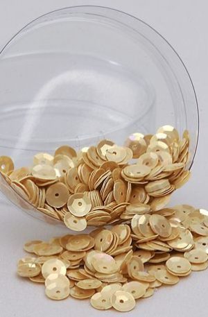 26-012 karamell flitter 6mm