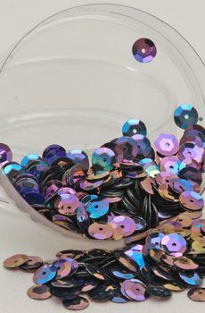 26-031 lila színjátszó flitter 6mm