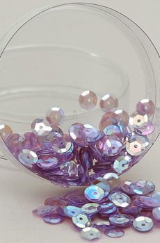 26-044 flitter világoslila 6mm