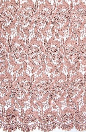 28-042-M Légcsipkeanyag mályva