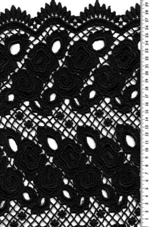 28-092-K kék Légcsipkeanyag