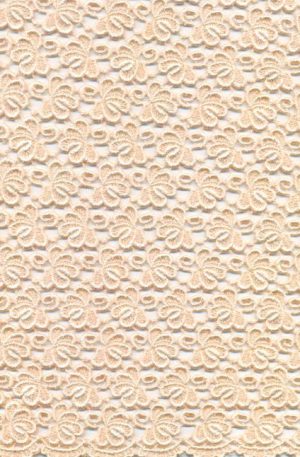 28-125-B Légcsipkeanyag barack