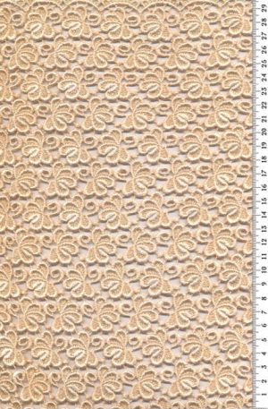 28-125-Vn Világos Narancs Légcsipkeanyag