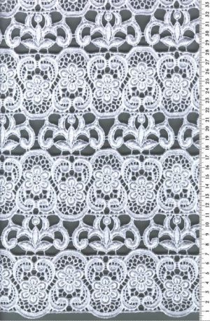 28-160 fehér Légcsipkeanyag