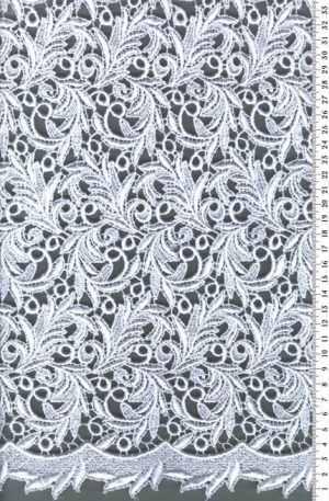 28-215 Fehér Légcsipkeanyag