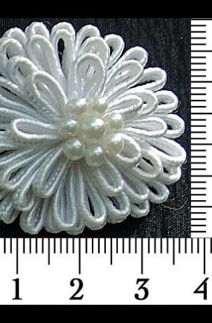 30-145 Fehér zsinór virág