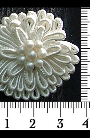 30-146 Virág - krém (krém zsinór virág 4524)